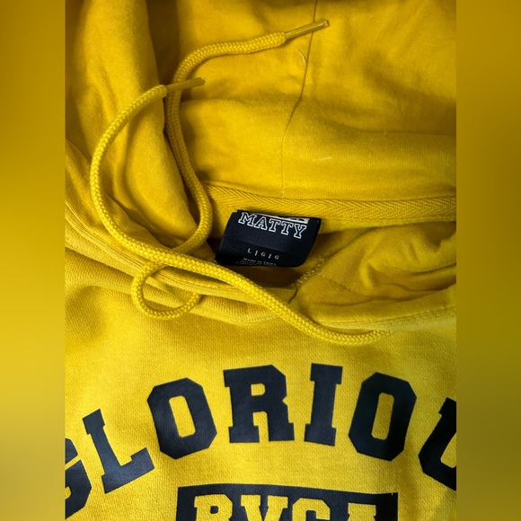 RVCA Matty Hoodie Large Gold Glorious Meats - Picture 4 of 5